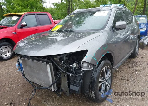 2017 Nissan Rogue Sl from USA, damaged, VIN 5N1AT2MT9HC747002